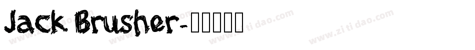 Jack Brusher字体转换